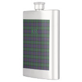 Flasque Argyll District Tartan avec monogramme / nom (Gauche)