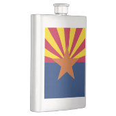 Flasque Arizona Drapeau : Réglage de Star Sun, État du cui (Droite)