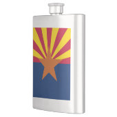 Flasque Arizona Drapeau : Réglage de Star Sun, État du cui (Gauche)