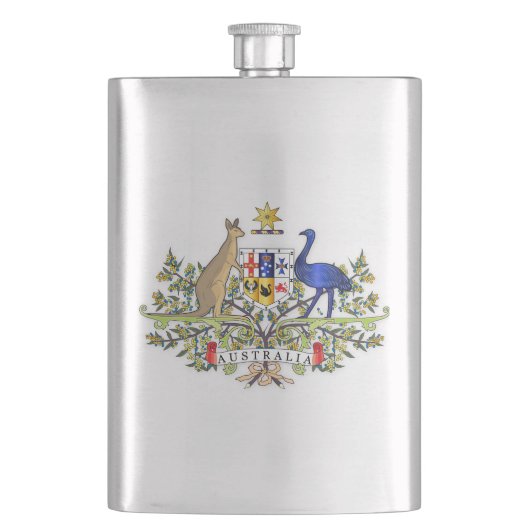Flasque Armoiries de l'Australie (devant)