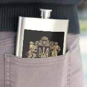 Flasque Armoiries de l'Ukraine (En situation)