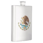 Flasque Armoiries du Mexique - Drapeau du Mexique (Droite)