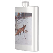 Flasque Art de chasse de Fox rouge (Gauche)