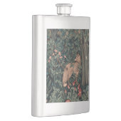 Flasque Art de faune de renard de verdure de William Morri (Droite)