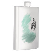 Flasque Art de l'arbre vert scandinave simple menthe moder (Droite)