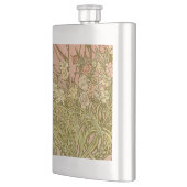 Flasque Art Nouveau Alfonse Mucha fleurs d'oeillets floral (Gauche)