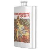 Flasque Art Nouveau Vélo Mucha Art (Gauche)