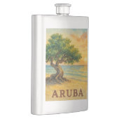 Flasque Aruba Eagle Beach Divi Tree Golden Hour (Droite)