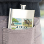 Flasque Aruba multivu aquarelle (En situation)