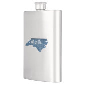 Flasque Asheville Caroline du Nord Grain de bois (Gauche)