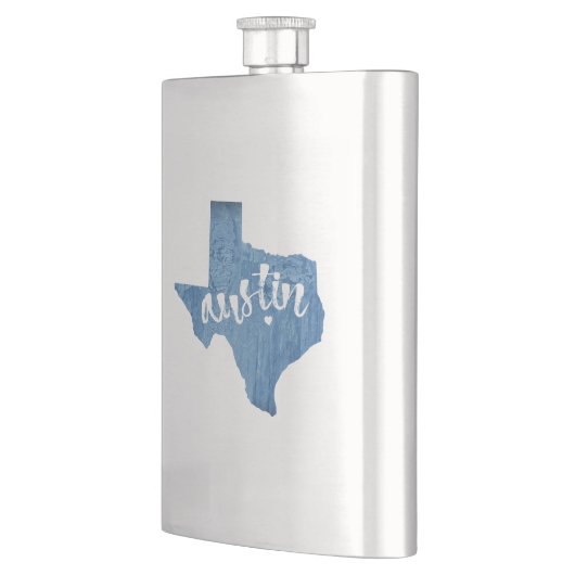 Flasque Austin, Texas Wood Grain (Gauche)