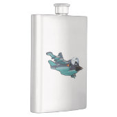 Flasque Avion de caricature (Droite)