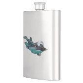 Flasque Avion de caricature (Gauche)