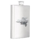 Flasque Avion de dessin (Droite)