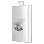 Flasque Avion militaire de dessin (Gauche)