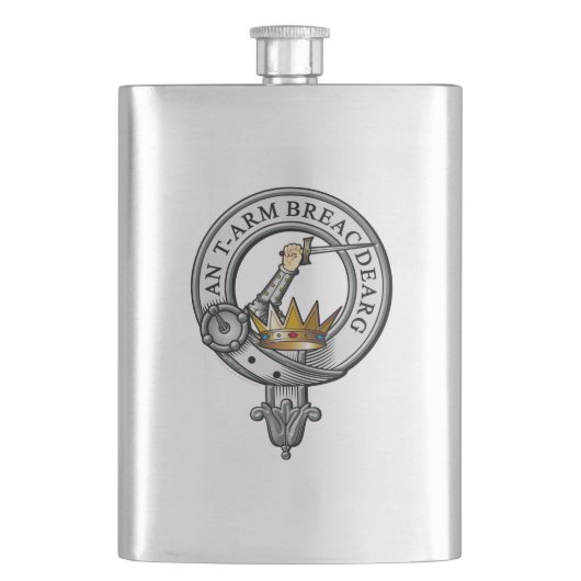 Flasque Badge MacQuarrie Crest (devant)