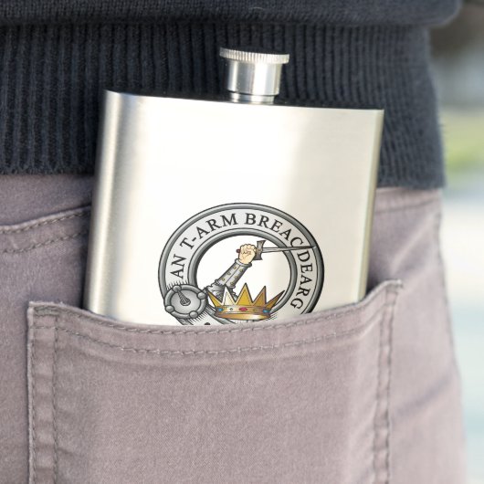 Flasque Badge MacQuarrie Crest (En situation)