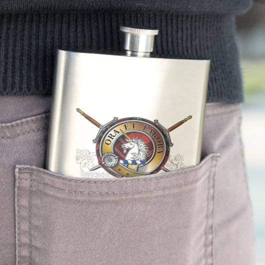 Flasque Badge Ramsay Clan (En situation)