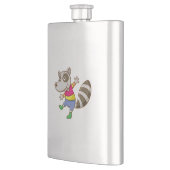 Flasque Bande dessinée de raton laveur (Gauche)