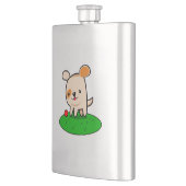 Flasque Bande dessinée mignonne de chiot (Gauche)