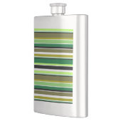 Flasque Bandes blanches vert mignonne (Gauche)