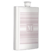Flasque Bandes de quartz roses monogrammes (Droite)