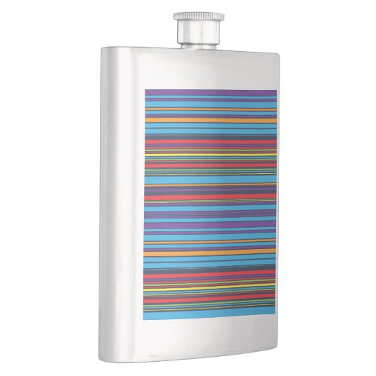 Flasque Bandes de violet bleu mignonne (Droite)