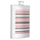 Flasque Bandes roses gris mignonnes (Droite)