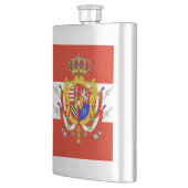 Flasque Bannière rouge blanc Grand-Duché de Toscane (Gauche)