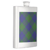 Flasque Barclay tartan bleu vert carreau (Droite)