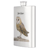 Flasque Barn Owl (Gauche)