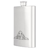 Flasque basset blanc (Gauche)