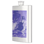 Flasque BATAILLE DE BATEAU EN bleu (Gauche)