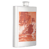 Flasque BATAILLE DE BATEAU EN rouge (Droite)