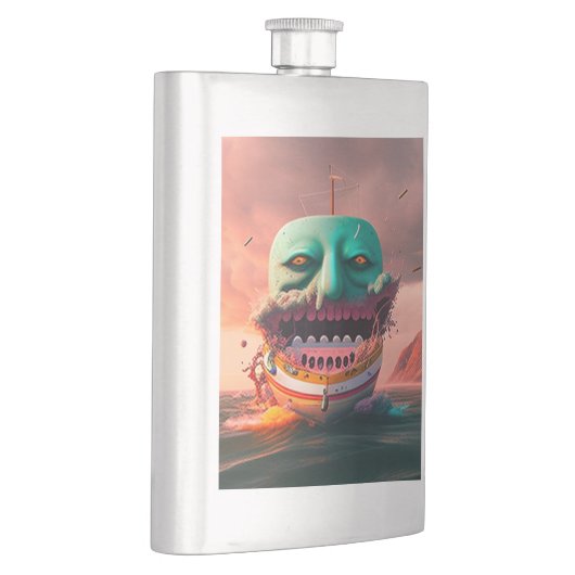 Flasque Bateau effrayant (Droite)