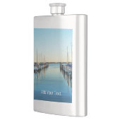 Flasque Bateaux à la marina par Shirley Taylor (Gauche)