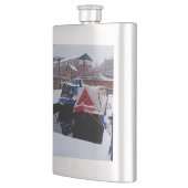 Flasque Bateaux bleus et rouges (Gauche)