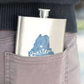 Flasque Baxter State Park Maine Wood Grain (En situation)