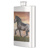 Flasque Beau Cheval Noir (Gauche)