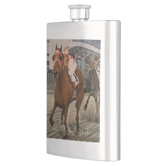 Flasque Beau cheval ravit les propriétaires en course clas (Gauche)