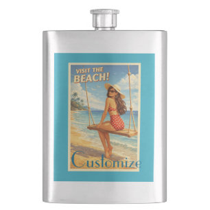 Flasque Beauté de bain rétro vintage Thunder_Cove