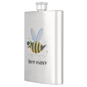 Flasque Bee caractère avec mustache lunettes de soleil Bee (Gauche)