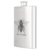 Flasque Bee Worker Honey Black Bumblebee (Gauche)