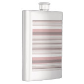 Flasque Belles rayures brunes blanches (Droite)