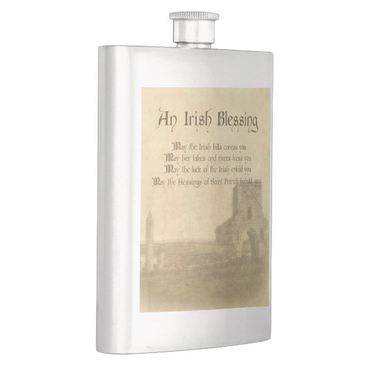 Flasque Bénédiction irlandaise vintage (Droite)