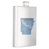 Flasque Bentonville Arkansas Grain de bois (Droite)