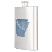 Flasque Bentonville Arkansas Grain de bois (Gauche)