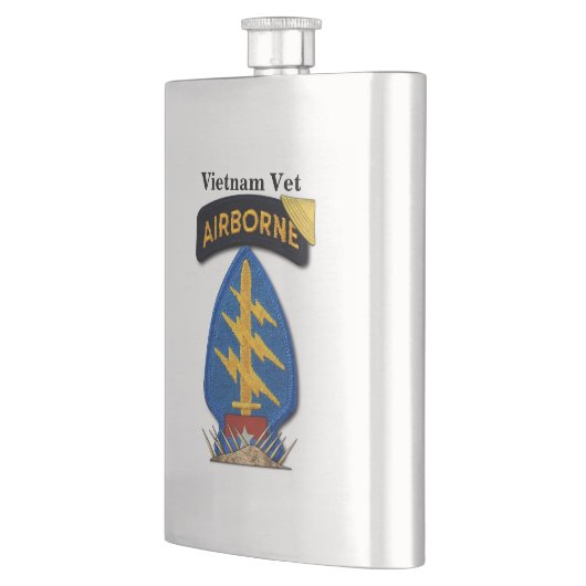 Flasque Berets verts du groupe des forces spéciales SFG SF (Gauche)