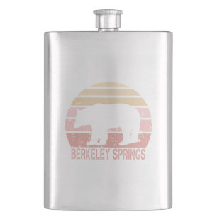 Flasque Berkeley Springs West Virginia Retro Bear