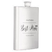 Flasque Best Man Black Type avec Mariage Bowtie (Droite)